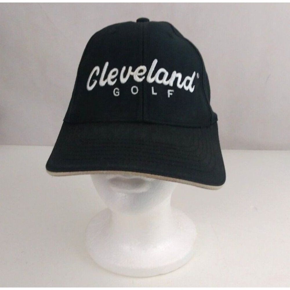 Cleveland Golf Black Unisex Embroidered Adjustable Baseball Cap